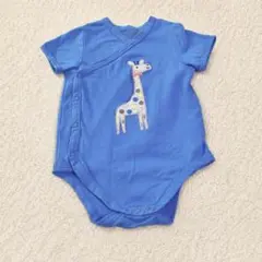 BabiesRus ロンパース キリン柄 ブルー 80cmのサムネイル