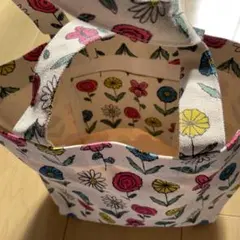 花柄コットン バッグ