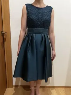 結婚式 二次会 ダークティール レーストップ Aラインドレス