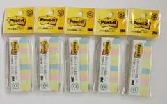 3M Post-it スリム見出し ミニ 715RP-K 5個セットのサムネイル