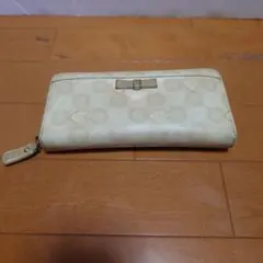 コーチ★長財布★ラウンドファスナー★オブアートシグネチャー