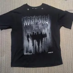 ストリート ルード グランジ Y2K プリント Tシャツ ブラック L