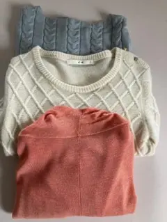 春物の入り おまとめセーター３点セットC