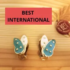 BEST INTERNATIONAL イヤリング➀バタフライモチーフ