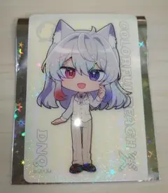 カラフルピーチ　ホログラムクリアカード　どぬく