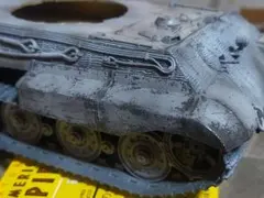 1/35 ファインモールド 五式中戦車チリ 五式七糎半戦車砲(長)I型 完成