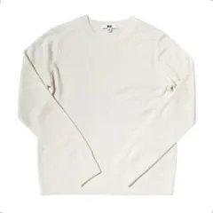 未使用　ユニクロ　カシミヤクルーネックセーター　オフホワイト　M