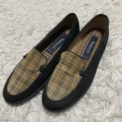 Burberrys ノバチェック　ローファー　スリッポン　23 1/2