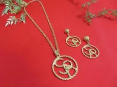 【ee2719/ク】SONIARYKIEL　ネックレス＆イヤリングセットのサムネイル