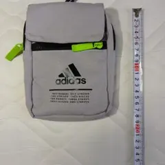 adidas スマホショルダーバッグ グレー
