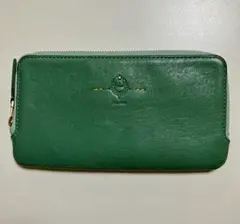 極美品 Dakota トリコローレ 長財布 L字ジップ レザー グリーン - メルカリ
