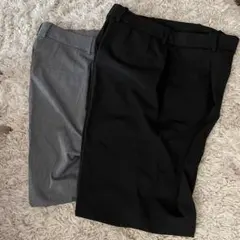 ユニクロ　タックワイドパンツ　ワンタック