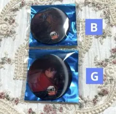 鬼滅の刃 ufotable cafe 水の呼吸 アニメーション缶バッジ 義勇