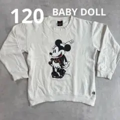 BABYDOLL ミニー トレーナー 120 ヒョウ柄 ディズニーコラボ