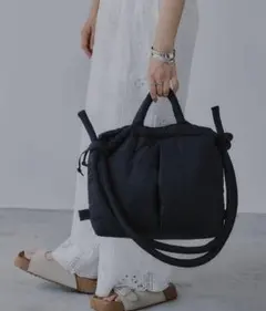 3way ソフト パデッド ショルダーバッグ　210nouve ブラックのサムネイル