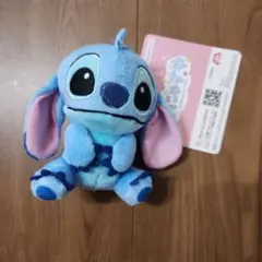 ディズニー むにゃすやマスコット ぬいぐるみ スティッチ ラウワン
