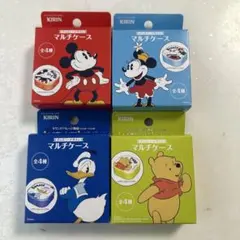 【4点】ディズニー　キリン　マルチケース　ミッキー　ミニー　ぷーさん　ドナルド