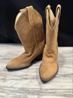 Old West スウェード ウエスタンブーツ 1118J 100 ベージュのサムネイル