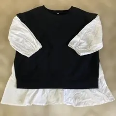 GU7分袖カットソー 150