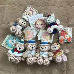 ダッフィー シェリーメイ　ジェラトーニ　ぬいぐるみストラップ　6個セット