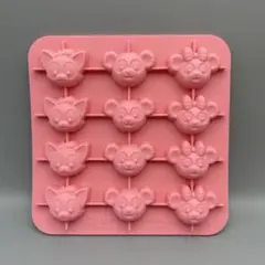未使用 ダッフィーフレンズ シリコン型 ピンク