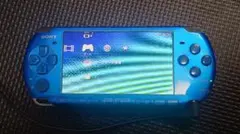 PSP 3000 バイブラント ブルー 青 本体 プレイステーション ポータブル