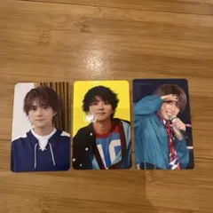 timelesz 佐藤勝利 トレカ 3枚セット