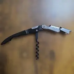 【未使用新品】ダブルアクション　ソムリエナイフ　黒