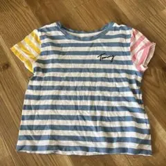 TOMMY HILFIGER ストライプTシャツ XXS (2-3歳)