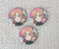 【バラ売り可】ソードアート・オンライン SAO カラオケの鉄人 缶バッジ アスナ