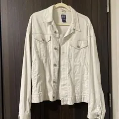 GAP デニムジャケット白　M