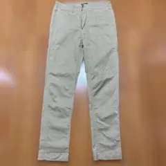 【名品】BEAMS / ビームス ストレッチテーパードチノ パンツ XS