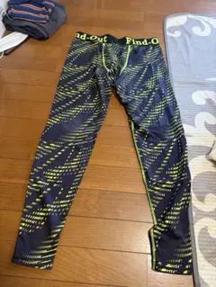 Find-Out インナータイツ ネイビー/イエロー