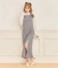 ダブルリボンキャミワンピース