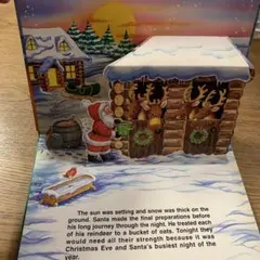 英語版SANTA's Sleigh Ride ポップアップ絵本 サンタの絵本