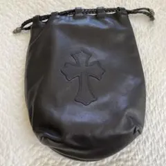 CHROME HEARTS クロムハーツ巾着レザーハンドバッグのサムネイル