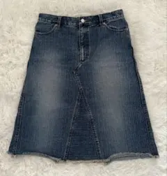 デニムスカート膝丈Mサイズ