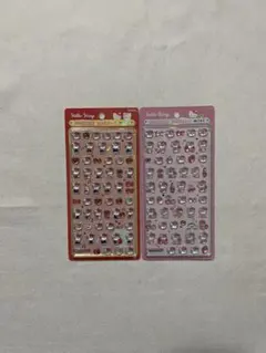 正規品　 ボンボンドロップシールミニ　キティ2枚セット