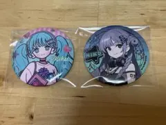 初音ミク 39Culture 2025 大き目ホログラム缶バッジ ①