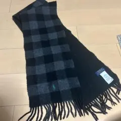 Polo Ralph Lauren チェック柄マフラー 167cm x 25cm