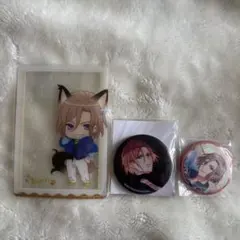 A3! 摂津万里 UNDEAD 公演 他 キャラバッジ 缶バッジ ナンジャタウン