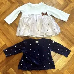 petit main トップス 2点セット 80cm