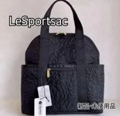 【新品】レスポートサック パフィーブロッサムズ 2way リュック 黒