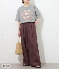 値下げ！【未使用】JOURNAL STANDARD ライトナイロンワイドパンツ