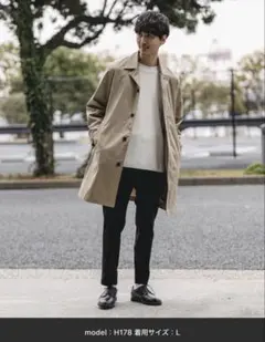 グローバルワーク　GLOBAL WORK プロテックコート　ベージュ　Lサイズ