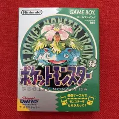 未使用】ポケットモンスター 緑 ポケモン名簿入りトランプ 透明包装未