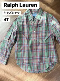 Ralph Lauren キッズシャツ 4T チェック柄