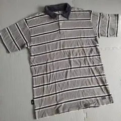 希少 AVIRX アヴレックス ポロシャツ 半袖 グレー 古着　90s 80年代のサムネイル