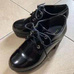 レースアップシューズ 厚底