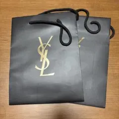 YSL 黒 紙袋 2枚セット